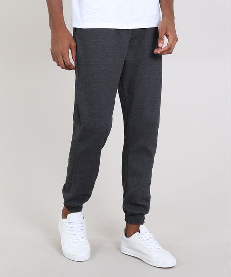 Calca-Masculina-Relaxed-em-Moletom-com-Textura-Cinza-Mescla-Escura-9538246-Cinza_Mescla_Escura_1