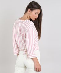 Camisa-Feminina-Listrada-com-Amarracao-Manga-7-8-Off-White-9561196-Off_White_2