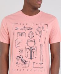 Camiseta-Masculina--Explore--Manga-Curta-Gola-Careca-Coral-9529639-Coral_4