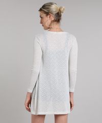 Capa-Feminina-Longa-em-Trico-Geometrico-com-Fenda-Bege-Claro-9230122-Bege_Claro_2