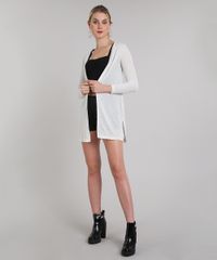 Capa-Feminina-Longa-em-Trico-Geometrico-com-Fenda-Bege-Claro-9230122-Bege_Claro_3