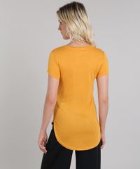 Blusa-Feminina-o-Rei-Leao-Manga-Curta-Decote-Redondo-Mostarda-9577899-Mostarda_2