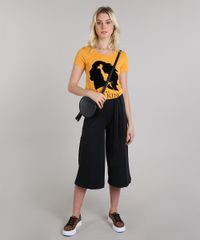 Blusa-Feminina-o-Rei-Leao-Manga-Curta-Decote-Redondo-Mostarda-9577899-Mostarda_3
