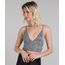 Top-Cropped-Feminino-Estampado-Xadrez-com-Bojo-Decote-V-Cinza-Mescla-9575506-Cinza_Mescla_1