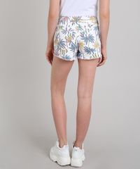 Short-de-Sarja-Feminino-Estampado-Tropical-com-Bolsos-Off-White-9586475-Off_White_2