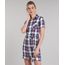 Vestido-Chemise-Feminino-Curto-Estampado-Xadrez-Manga-Curta-Azul-Marinho-9573165-Azul_Marinho_1