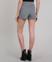 Short-Feminino-Estampado-Xadrez-com-Bolso-Cinza-9569294-Cinza_2
