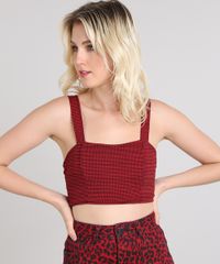 Top-Cropped-Feminino-Estampado-Xadrez-Vermelho-9569296-Vermelho_1