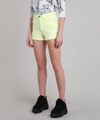 Short-de-Sarja-Feminino-Hot-Pant-Cintura-Alta-Amarelo-Neon-9587498-Amarelo_Neon_1