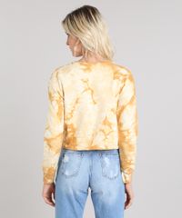 Blusao-Feminino-Cropped-Estampado-Tie-Dye-em-Moletom-Mostarda-9554129-Mostarda_2