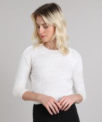 Sueter-Feminino-Cropped-em-Trico-Felpudo-Manga-3-4-Off-White-9431367-Off_White_1