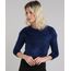 Sueter-Feminino-Cropped-em-Trico-Felpudo-Manga-3-4-Azul-Marinho-9431367-Azul_Marinho_1