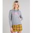 Blusao-Feminino--EasyCo--em-Moletom-com-Capuz-e-Bolso-Cinza-Mescla-9417154-Cinza_Mescla_1
