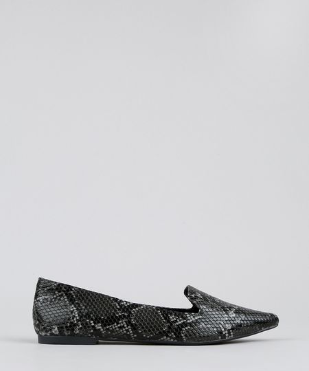 Sapatilha-Feminina-Bico-Fino-Croco-Estampada-Animal-Print-Cinza-Escuro-9569133-Cinza_Escuro_1