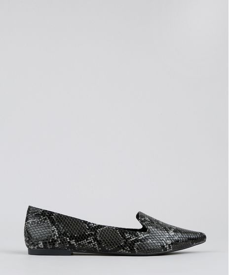 Sapatilha-Feminina-Bico-Fino-Croco-Estampada-Animal-Print-Cinza-Escuro-9569133-Cinza_Escuro_1