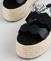Tamanco-Feminino-Plataforma-com-Tira-Croco-Animal-Print-Preta-9599343-Preto_2