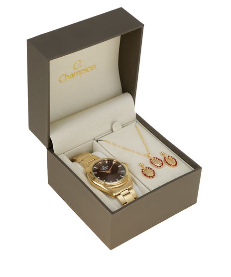 Kit-de-Relogio-Analogico-Champion-Feminino---Colar---Brinco----CN29865J-W-Dourado-8523732-Dourado_1