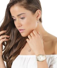 Kit-de-Relogio-Analogico-Champion-Feminino---Colar---Brinco---CN29150G-W-Dourado-8523689-Dourado_2