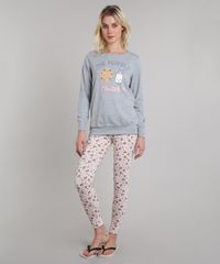 Pijama-de-Inverno-Feminino-Milk-e-Cookie-em-Moletom-Manga-Longa-Cinza-Mescla-9508010-Cinza_Mescla_1