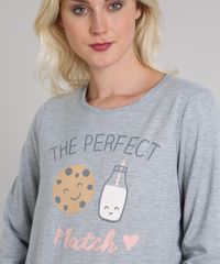 Pijama-de-Inverno-Feminino-Milk-e-Cookie-em-Moletom-Manga-Longa-Cinza-Mescla-9508010-Cinza_Mescla_3