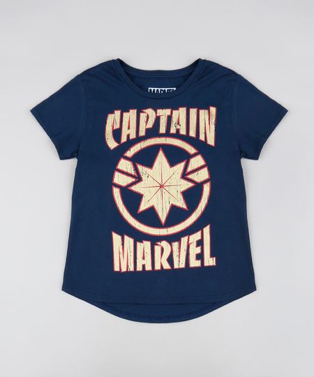 Blusa-Infantil-Capita-Marvel-Metalizada-Manga-Curta-Decote-Redondo-Azul-Marinho-9550225-Azul_Marinho_1