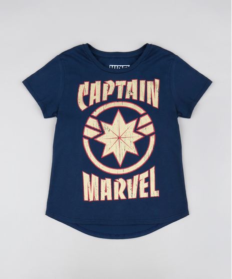 Blusa-Infantil-Capita-Marvel-Metalizada-Manga-Curta-Decote-Redondo-Azul-Marinho-9550225-Azul_Marinho_1