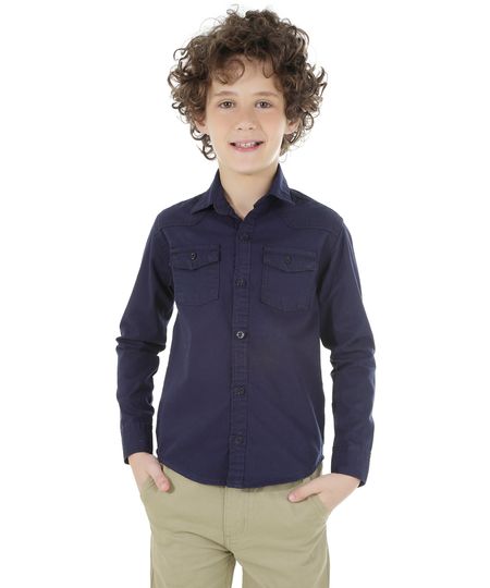Camisa-com-Bolsos-Azul-Marinho-8453279-Azul_Marinho_1 Camisa-com-Bolsos-Azul-Marinho-8453279-Azul_Marinho_1