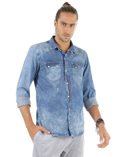 Camisa-Jeans-Azul-Medio-8534202-Azul_Medio_1 Camisa-Jeans-Azul-Medio-8534202-Azul_Medio_1