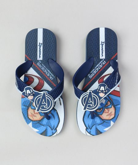 Chinelo-Infantil-Capitao-America-Ipanema-Azul-Escuro-9324850-Azul_Escuro_1