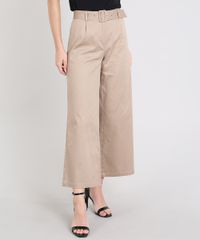 Calca-Feminina-Mindset-Pantacourt-Alfaiatada-com-Cinto-Kaki-9389672-Kaki_1