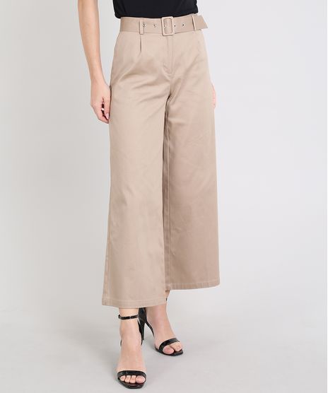 Calca-Feminina-Mindset-Pantacourt-Alfaiatada-com-Cinto-Kaki-9389672-Kaki_1