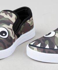 Tenis-Infantil-Slip-On-Ollie-Jacare-Estampado-Camuflado-Verde-Militar-9429895-Verde_Militar_5