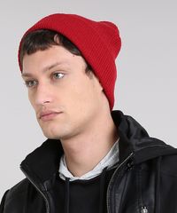 Gorro-Masculino-Basico-em-Trico-Canelado-Vermelho-9398750-Vermelho_1