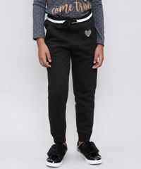 Calca-Infantil-em-Moletom-com-Coracao-em-Paete-Preta-9347383-Preto_1