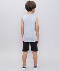 Conjunto-Infantil-Hulk-de-Regata-Cinza-Mescla---Bermuda-em-Moletom-Preta-9526468-Preto_2