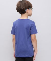Camiseta-Infantil-com-Estampa-Flocada--Live-life-loud--Manga-Curta-Azul-9558623-Azul_2