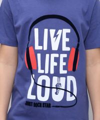 Camiseta-Infantil-com-Estampa-Flocada--Live-life-loud--Manga-Curta-Azul-9558623-Azul_4