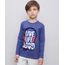 Camiseta-Infantil-com-Estampa-Flocada--Live-life-loud--Manga-Longa-Azul-9558624-Azul_1