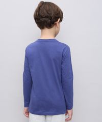 Camiseta-Infantil-com-Estampa-Flocada--Live-life-loud--Manga-Longa-Azul-9558624-Azul_2