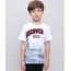 Camiseta-Infantil-com-Estampa-Flocada--Discover--Manga-Curta-Branca-9527069-Branco_1