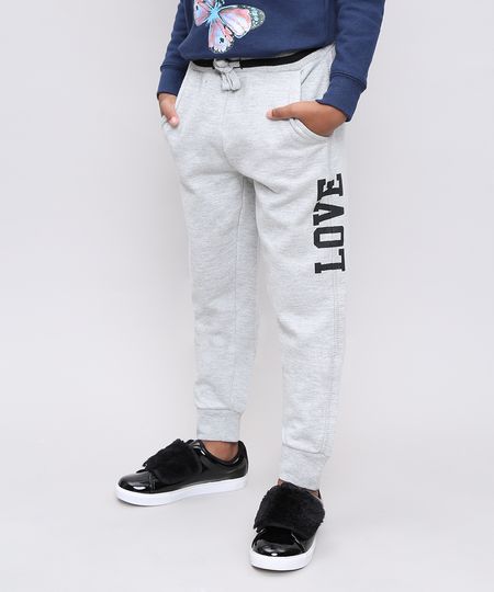 Calca-Infantil-em-Moletom-com-Estampa--Love--Cinza-Mescla-Escuro-9347380-Cinza_Mescla_Escuro_1 Calca-Infantil-em-Moletom-com-Estampa--Love--Cinza-Mescla-Escuro-9347380-Cinza_Mescla_Escuro_1