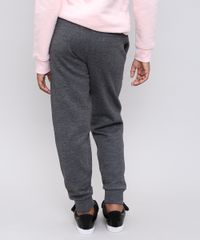 Calca-Infantil-em-Moletom--Girl-Power--Cinza-Mescla-Escuro-9347386-Cinza_Mescla_Escuro_2