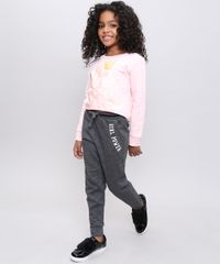 Calca-Infantil-em-Moletom--Girl-Power--Cinza-Mescla-Escuro-9347386-Cinza_Mescla_Escuro_3