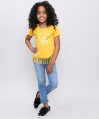 Blusa-Infantil-com-Franjas-e-Estampa-Metalizada--Bright--Manga-Curta-Mostarda-9555999-Mostarda_3