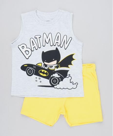 Conjunto-Infantil-de-Regata-Batman-Cinza-Mescla---Bermuda-em-Moletom-Amarelo-9327859-Amarelo_1