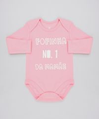 Body-Infantil--Fofinha-No-1-da-Mamae--Manga-Longa-Decote-Redondo-Rosa-9443095-Rosa_1