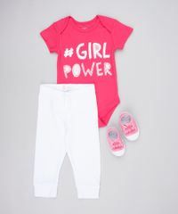 Body-Infantil--Girl-Power--Manga-Curta-Decote-Redondo-Rosa-Escuro-9443105-Rosa_Escuro_3