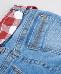 Calca-Jeans-Infantil-com-Faixa-Estampada-Xadrez-Azul-Claro-9575827-Azul_Claro_4