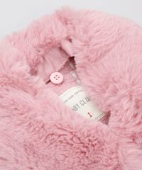 Casaco-Infantil-Estampado-Quadriculado-com-Pelo-Removivel-Rosa-9433620-Rosa_5