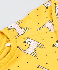 Blusao-Infantil-Estampado-de-Onca-em-Moletom-Mostarda-9540132-Mostarda_4